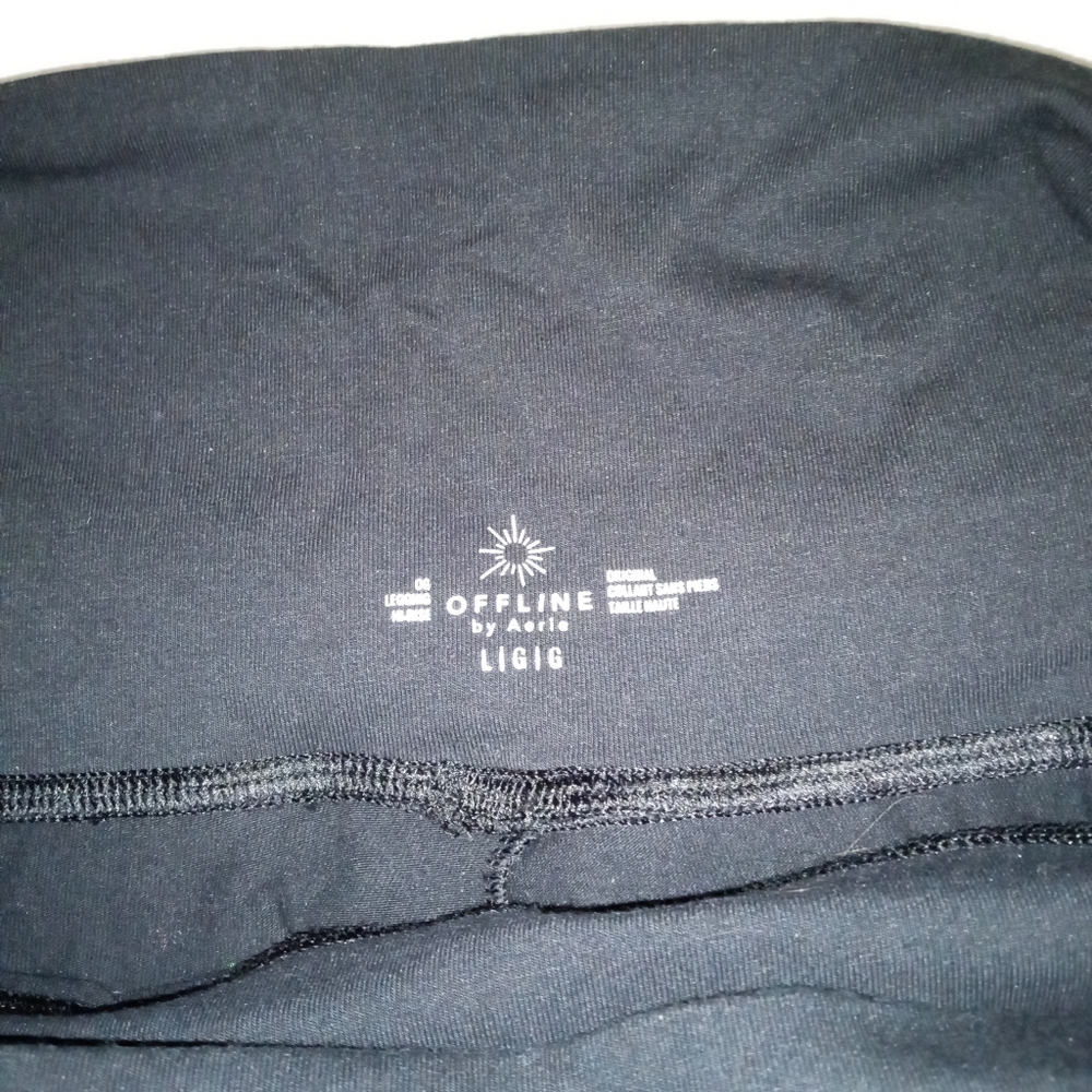 Aerie Offline OG Black Leggings. Size Large.